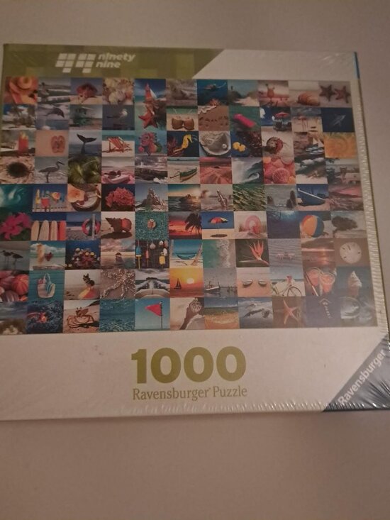 1000 ravensburger beach and sea puzzle packaging is new and sealed - Picture 1 of 2